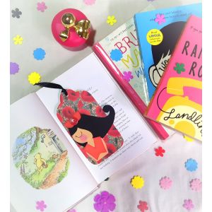 Bookmark - Red Bow Girl