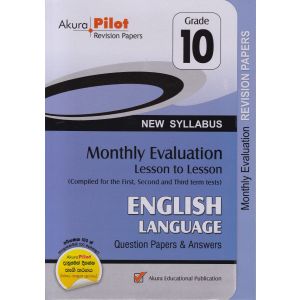 Akura Pilot - Grade 10 - Monthly Evaluation - English Language