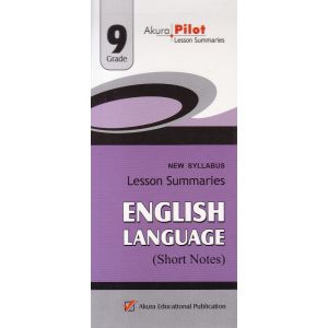Akura Pilot - Grade 9 - English Language - Short Notes