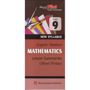 Akura Pilot - Grade 9 - Mathematics - Short Notes