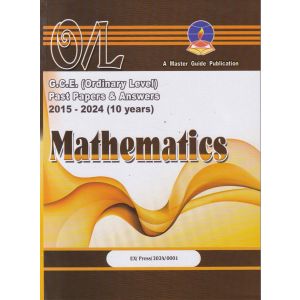 Mathematics (English Medium) - G.C.E.(Ordinary Level) Past Papers & Answers