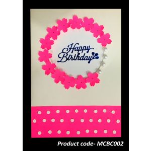 MCBC002- Hand Made Birthday Card