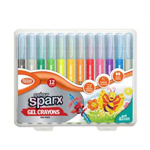 Atlas Gel Crayon 12 Colours