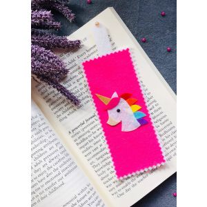 Unicorn Bookmark (Pink)